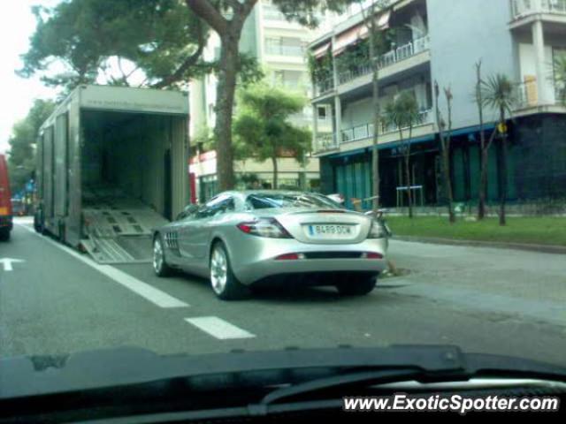 Mercedes SLR spotted in Barcelona, Spain