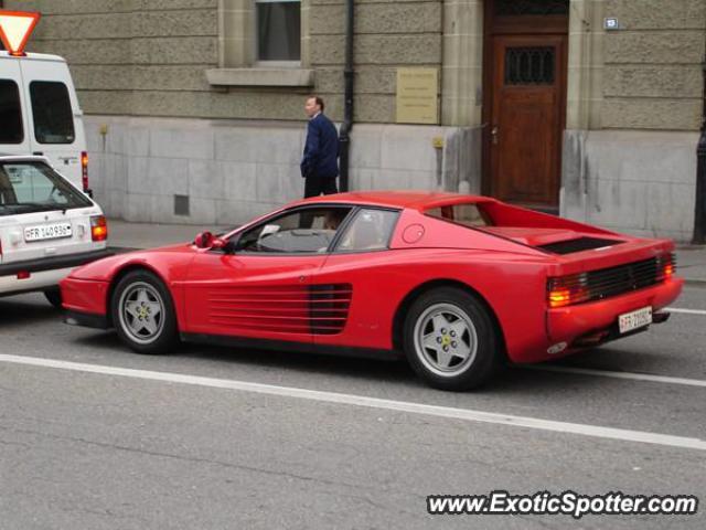 Ferrari Testarossa spotted in Fribourg, Switzerland