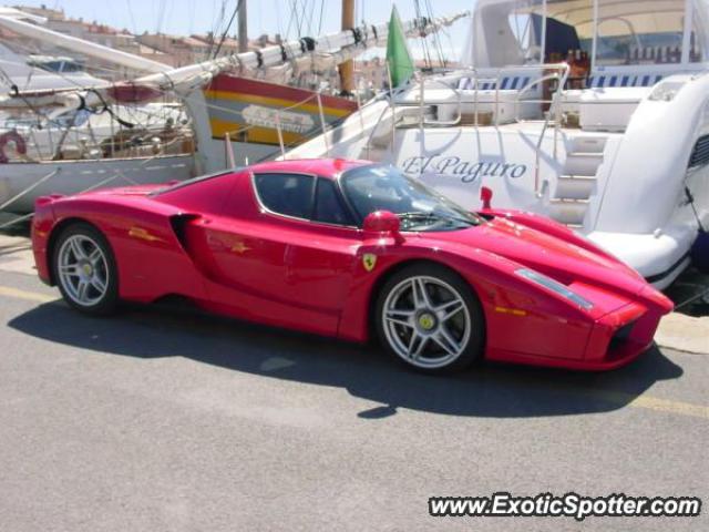 Ferrari Enzo spotted in Saint tropez, France