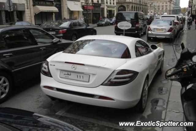 Mercedes SLR spotted in Paris, France