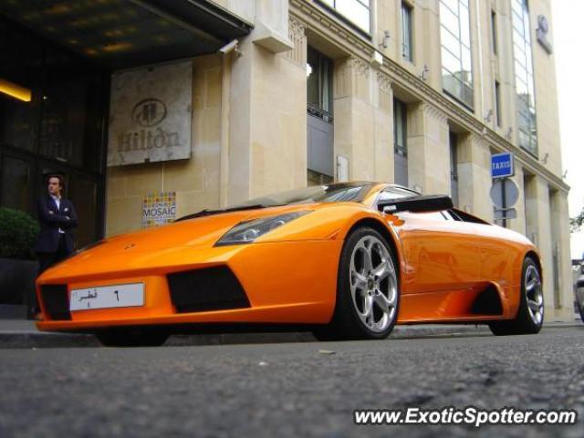 Lamborghini Murcielago spotted in Paris, France