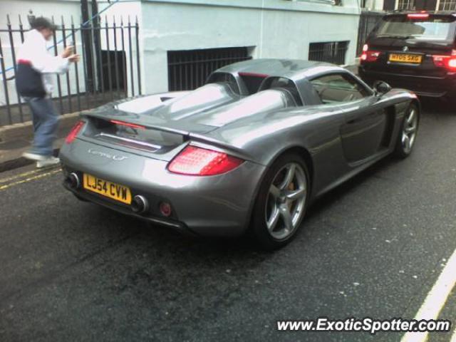 Porsche Carrera GT spotted in London, United Kingdom