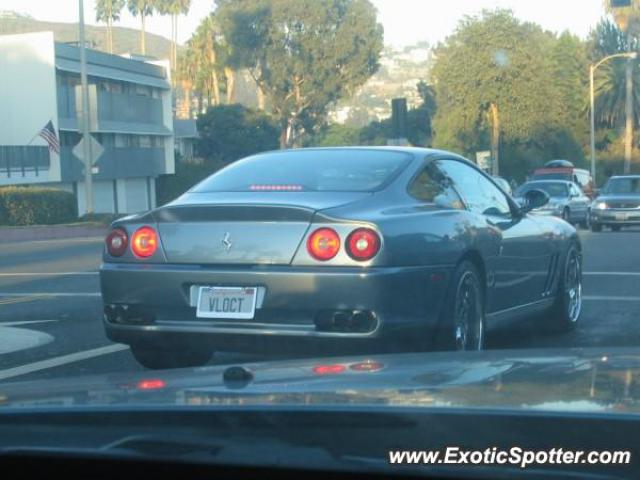 Ferrari 575M spotted in Laguna Beach, California