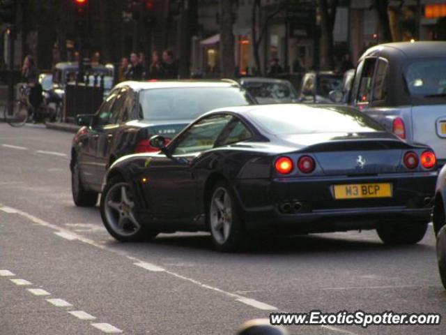 Ferrari 550 spotted in London, United Kingdom