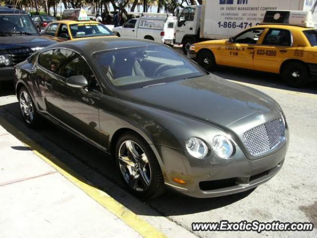 Bentley Continental spotted in Miami, Florida