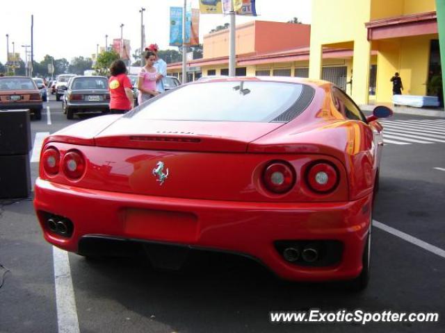 Ferrari 360 Modena spotted in Unknown City, Guatemala