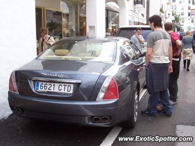 Maserati Quattroporte spotted in Marbella, Spain