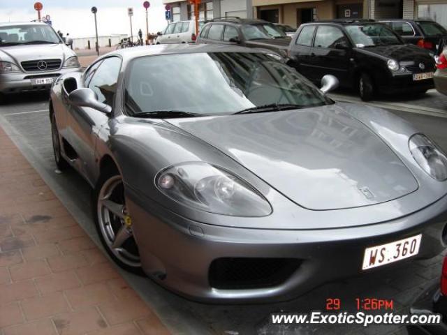 Ferrari 360 Modena spotted in Knokke, Belgium