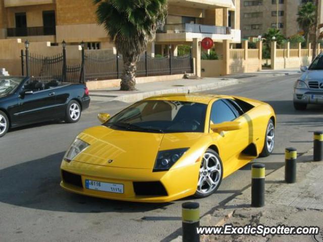 Lamborghini Murcielago spotted in Beirut, Lebanon