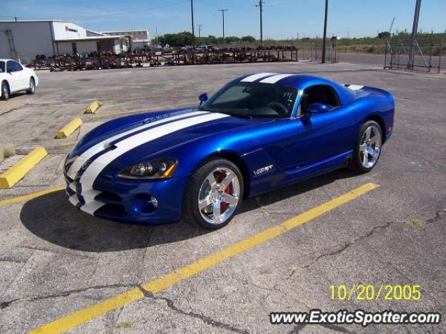 Dodge Viper spotted in Odessa, Texas