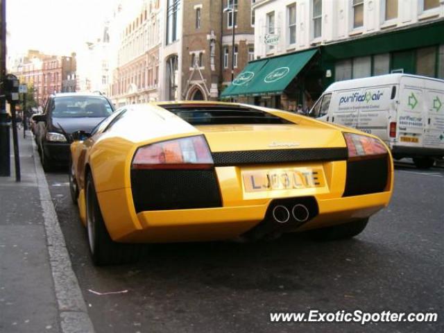 Lamborghini Murcielago spotted in London, United Kingdom