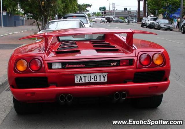 Lamborghini Diablo spotted in Chatwood, Australia