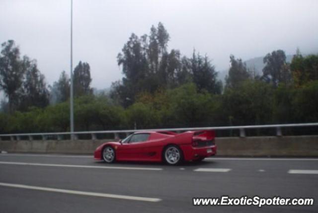 Ferrari F50 spotted in Santiago, Chile