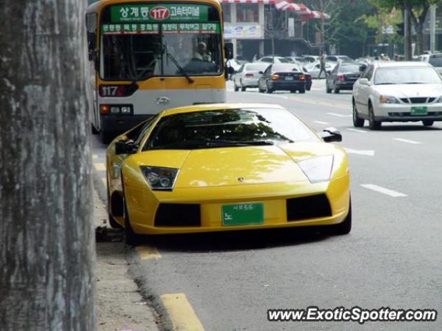 Lamborghini Murcielago spotted in Seoul, South Korea