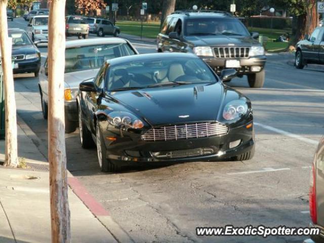 Aston Martin DB9 spotted in Los Gatos, California