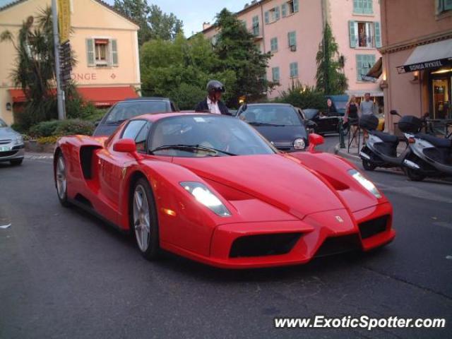 Ferrari Enzo spotted in St Tropez, France