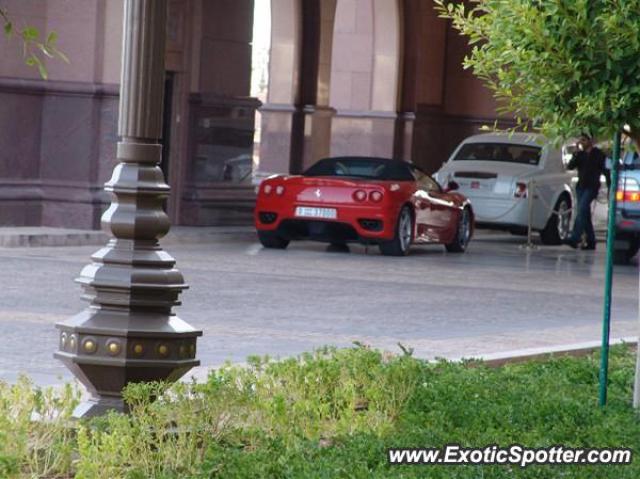 Ferrari 360 Modena spotted in Dubai, United Arab Emirates