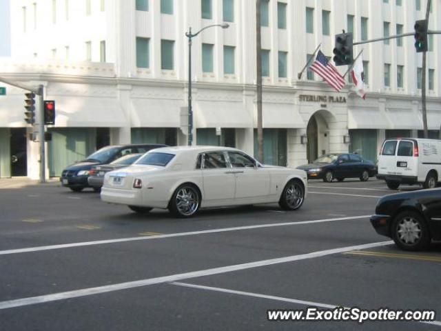 Rolls Royce Phantom spotted in Beverly Hills, California