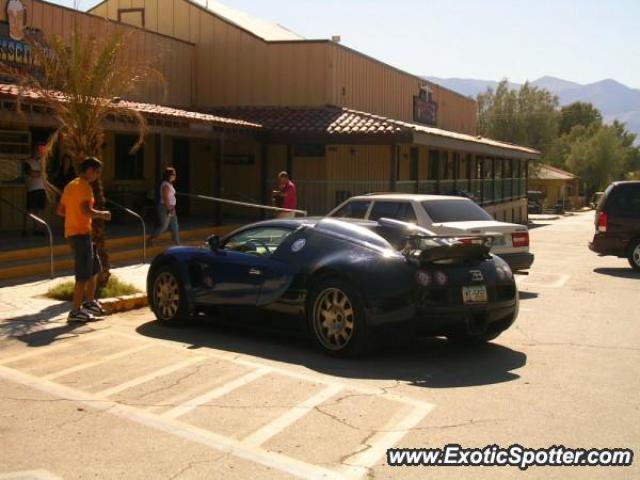 Bugatti Veyron spotted in Death Valley, California