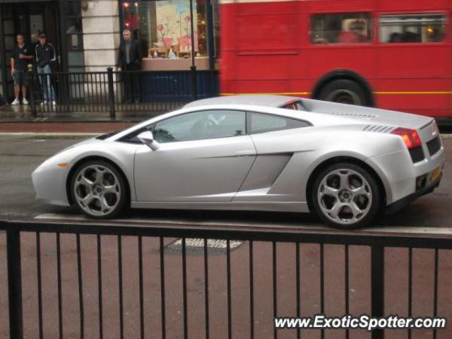 Lamborghini Gallardo spotted in London, United Kingdom