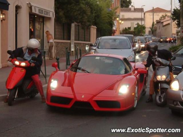 Ferrari Enzo spotted in St Tropez, France