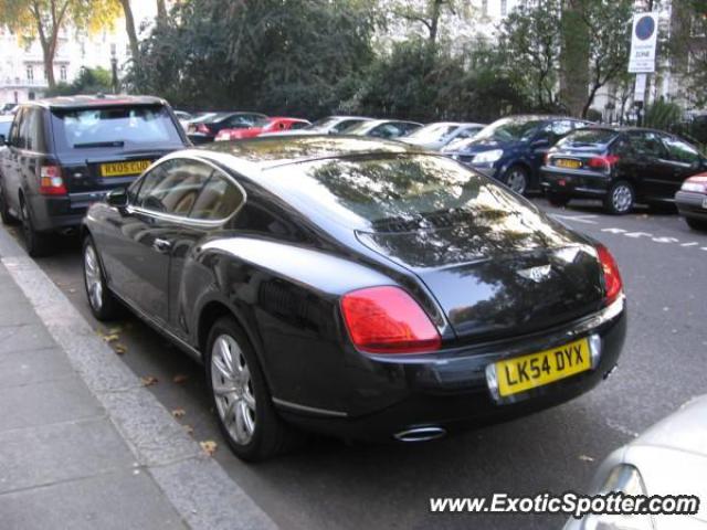 Bentley Continental spotted in Paris, France