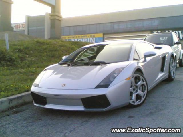 Lamborghini Gallardo spotted in Montreal, Canada