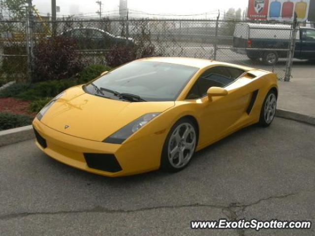 Lamborghini Gallardo spotted in Toronto, Canada