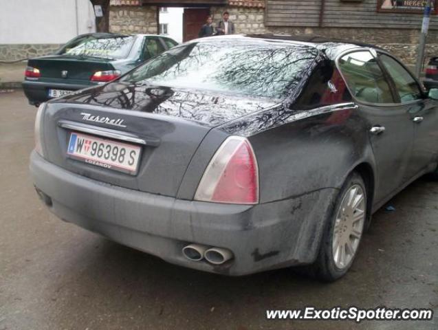 Maserati Quattroporte spotted in Sofia, Bulgaria