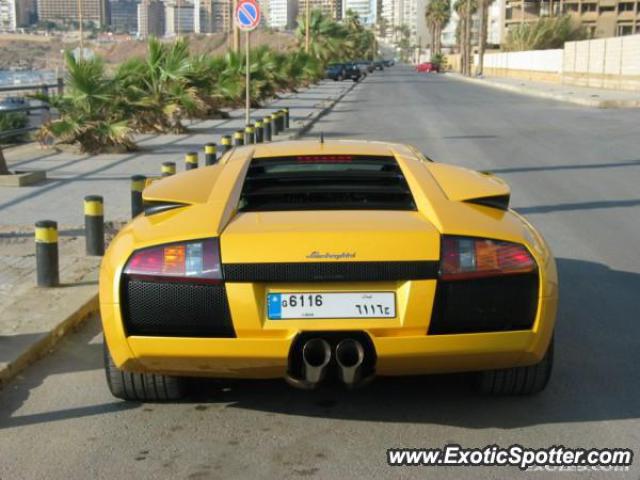 Lamborghini Murcielago spotted in Beirut, Lebanon