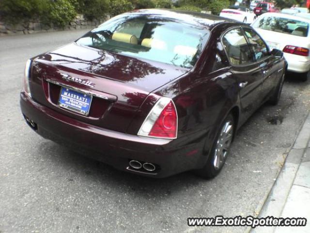 Maserati Quattroporte spotted in Monterey, California