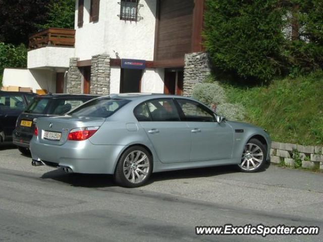 BMW M5 spotted in Chamonix, France