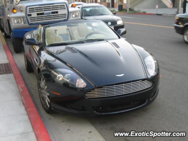 Aston Martin DB9 spotted in Beverly Hills, California