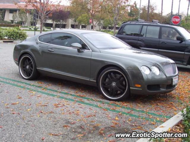 Bentley Continental spotted in Calabasas, California