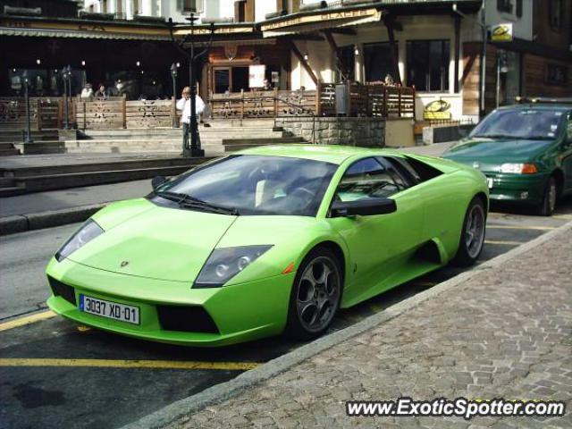 Lamborghini Murcielago spotted in Chamonix, France