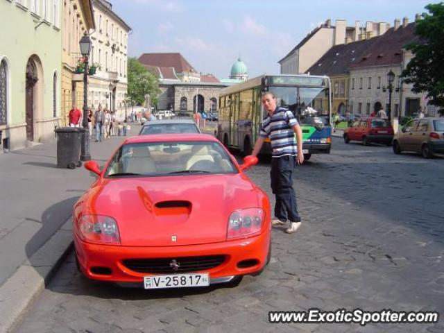 Ferrari 575M spotted in Budapest, Hungary