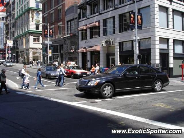 Mercedes Maybach spotted in San Francisco, California