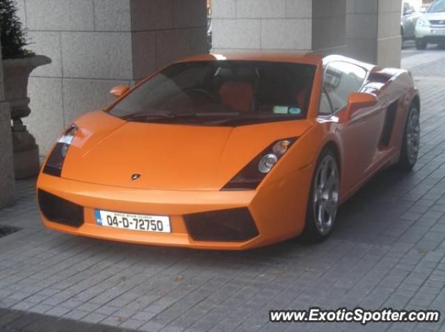 Lamborghini Gallardo spotted in Dublin, Ireland