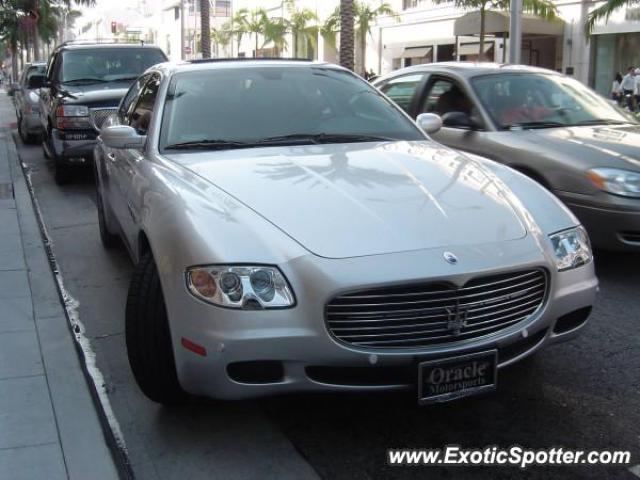 Maserati Quattroporte spotted in Los Angeles, California