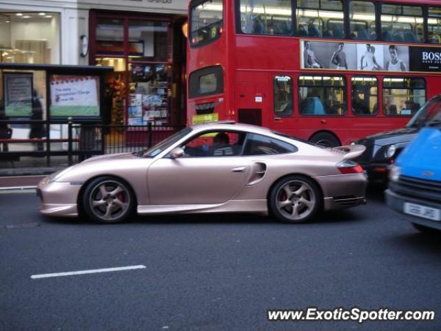 Porsche 911 Turbo spotted in London, United Kingdom