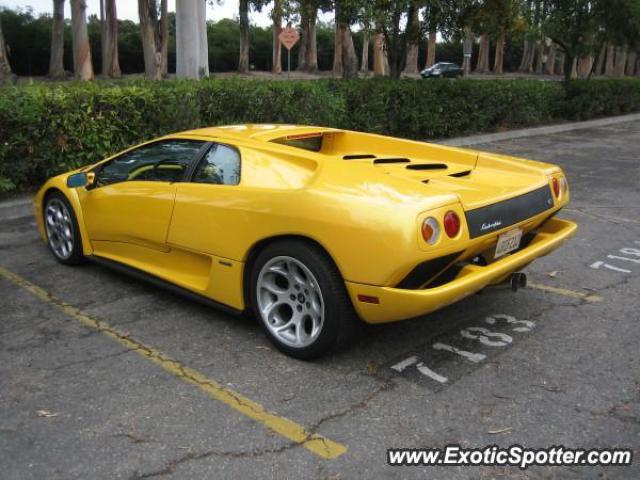 Lamborghini Diablo spotted in Santa Barbara, California