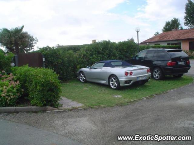 Ferrari 360 Modena spotted in Albarella, Italy