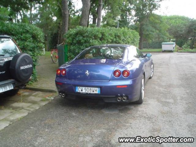 Ferrari 612 spotted in Albarella, Italy