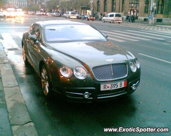 Bentley Continental spotted in Budapest, Hungary