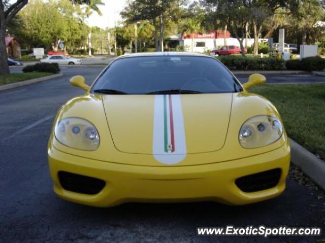 Ferrari 360 Modena spotted in Palmetto, Florida