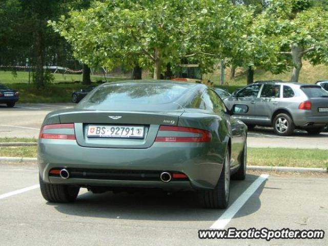 Aston Martin DB9 spotted in Basel, Switzerland