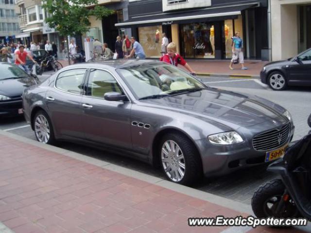 Maserati Quattroporte spotted in Knokke, Belgium