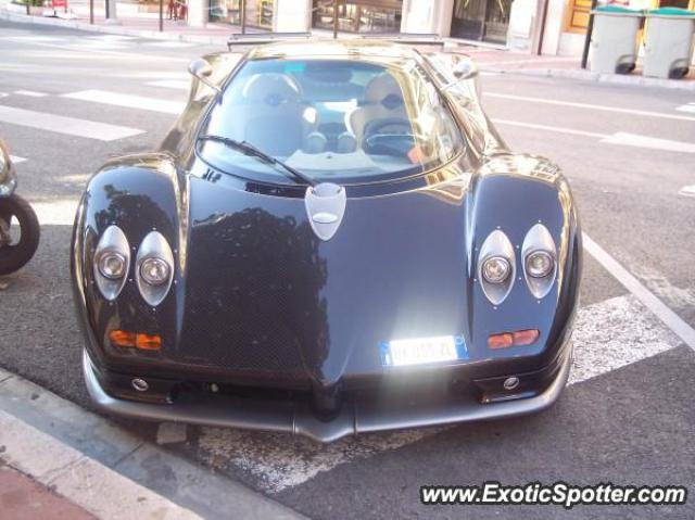 Pagani Zonda spotted in Monte Carlo, Monaco