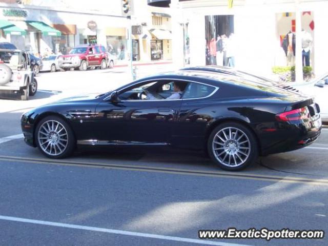 Aston Martin DB9 spotted in Beverly Hills, California