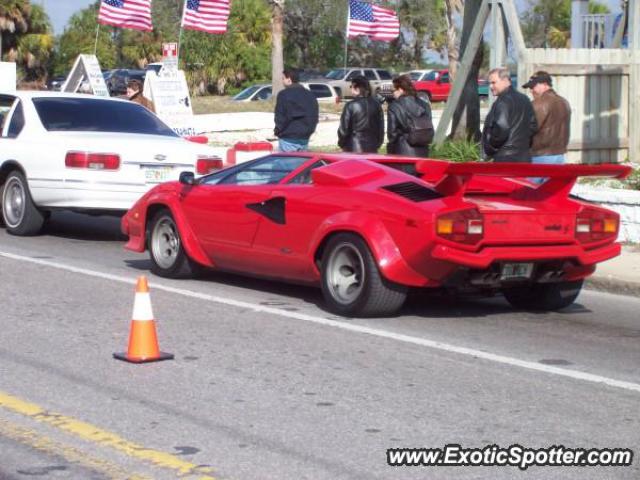 Lamborghini Countach spotted in Tarpon Springs, Florida